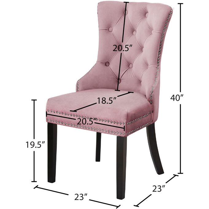 Nikki Pink Dining Chair
