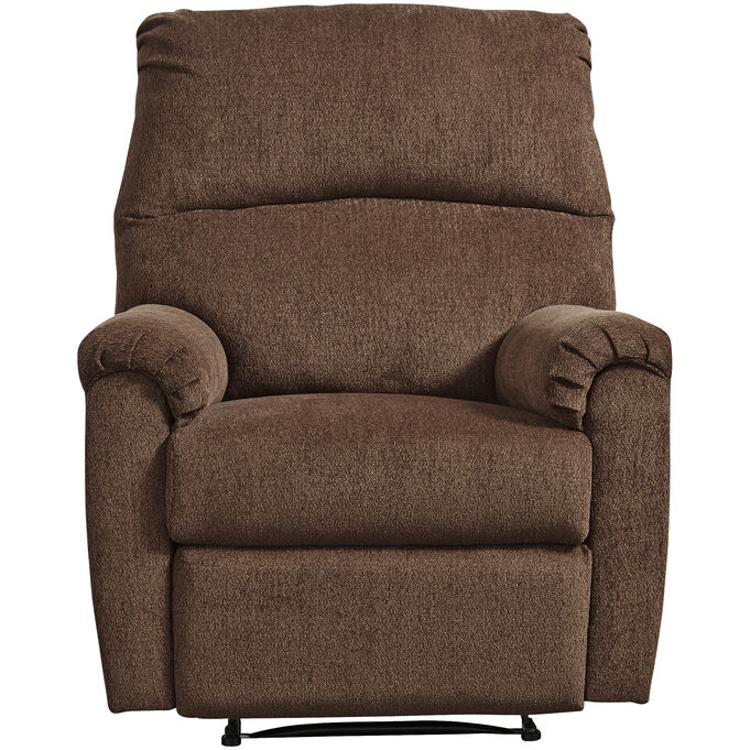 Ashley Furniture | Nerviano Chocolate Wall Hugging Recliner Chair