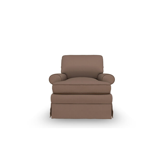 Best Home Furnishings | Quinn Cognac Swivel Glider Chair