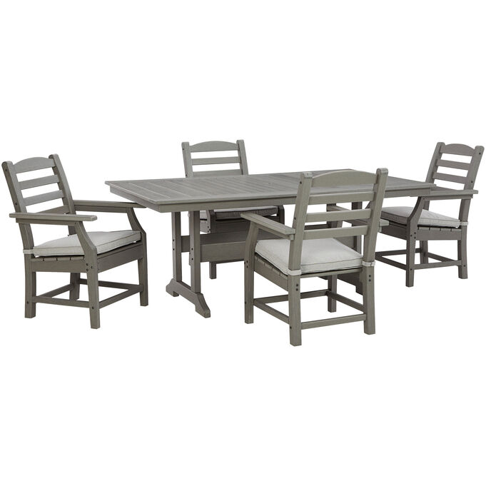 Ashley Furniture | Visola Gray 5 Piece Dining Set