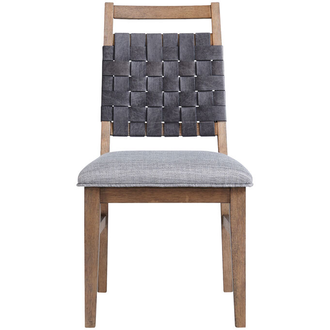 Intercon | Oslo Weathered Chestnut Side Chair