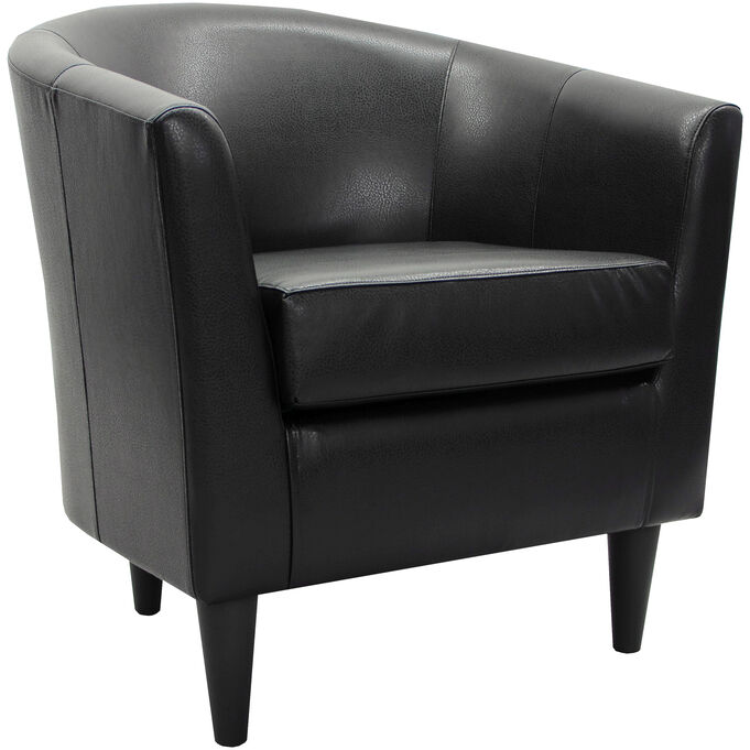 Overman , Windsor Black Accent Chair