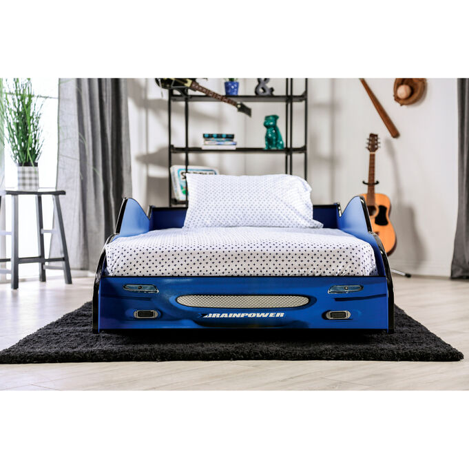 Dustrack Blue Twin Bed