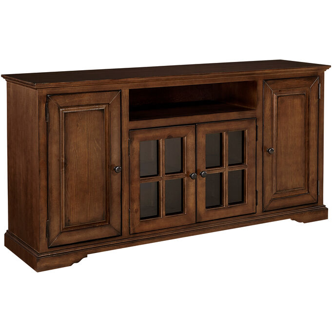 Progressive Furniture , Hamilton Auburn Cherry 64 Console Table
