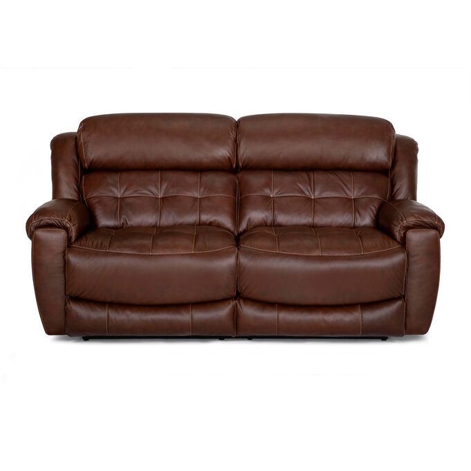 Talon Brown Leather Reclining Sofa