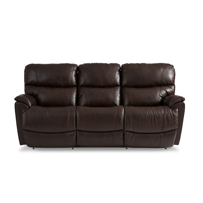 La-Z-Boy | Trouper Leather Walnut Reclining Sofa
