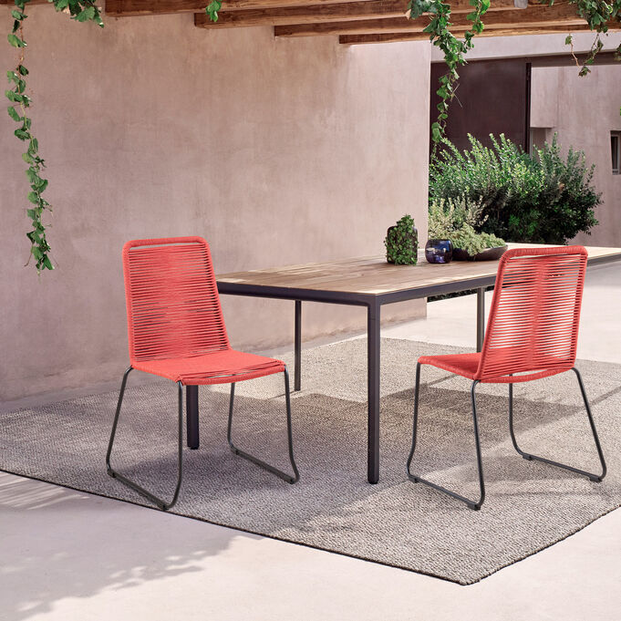 Shasta Brick Stackable Side Chair