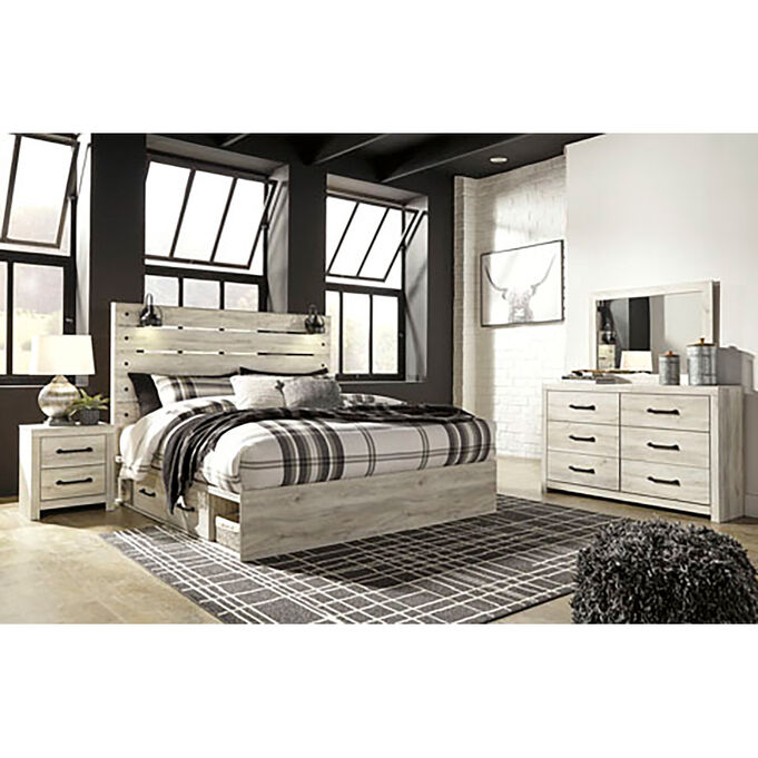 Cambeck Whitewash Full Storage 4 Piece Room Group