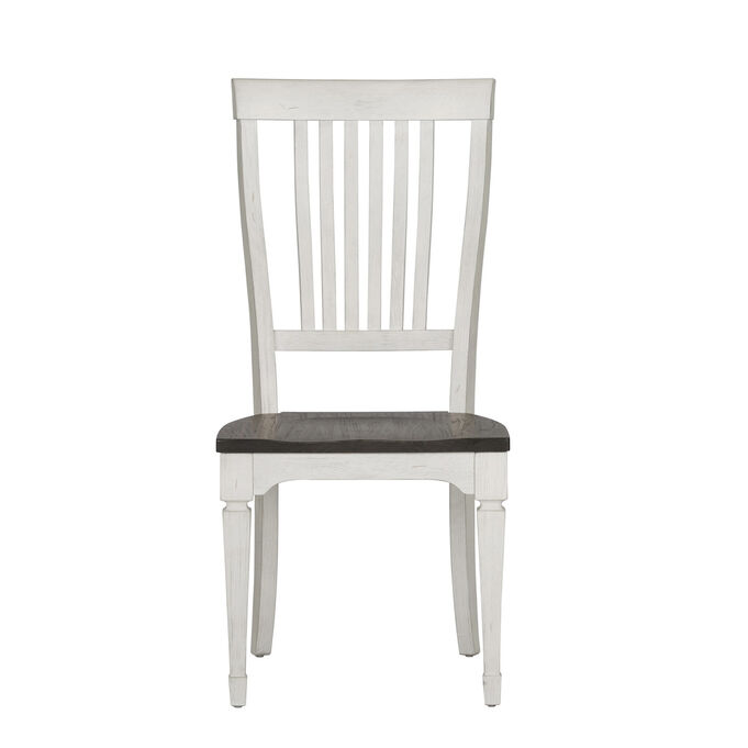 Liberty Furniture | Allyson Park White Slat Back Side Chair