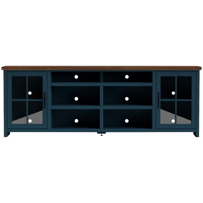 Legends Furniture | Nantucket Blue Denim 88" Console Table