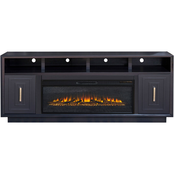Legends Furniture | Sunset Seal 83" Fireplace Console Table