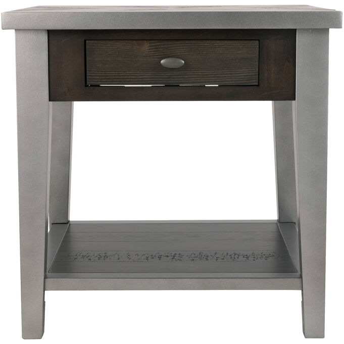 Ashley Furniture | Branbury Gray End Table