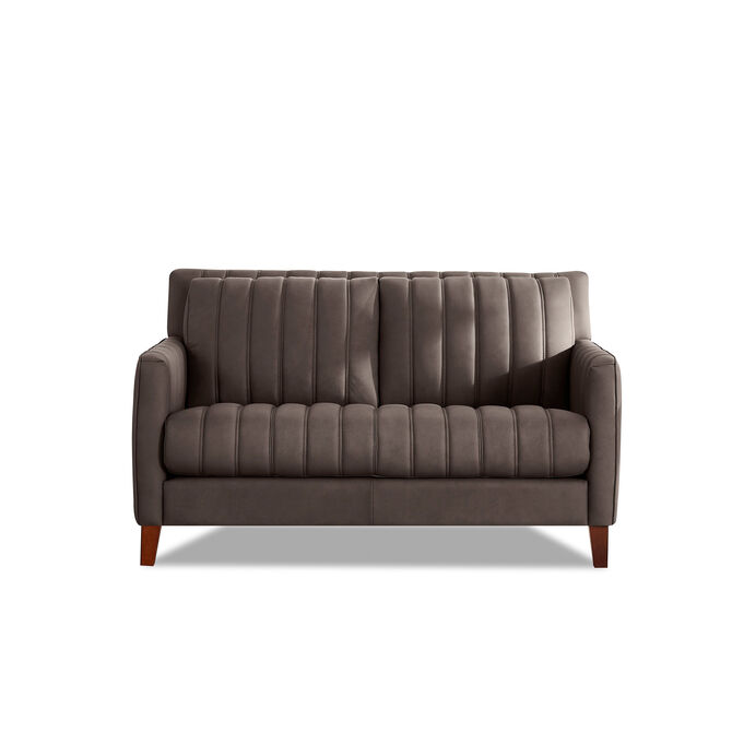 Amax Leather , Ross Chocolate Loveseat