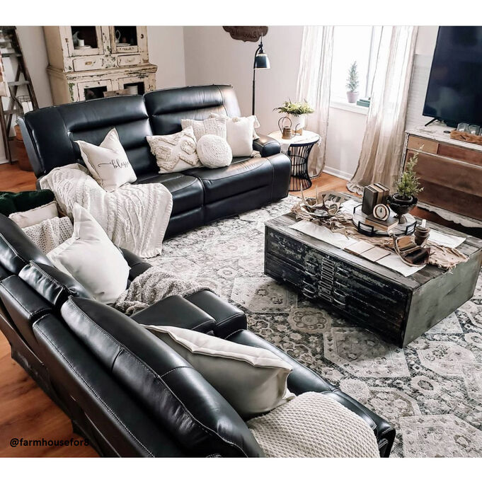 Triton Gray Power+ Reclining Sofa