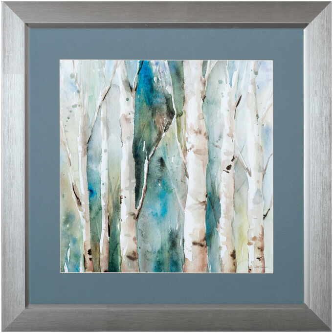 Art Effects | River Birch I Framed Art | Blue
