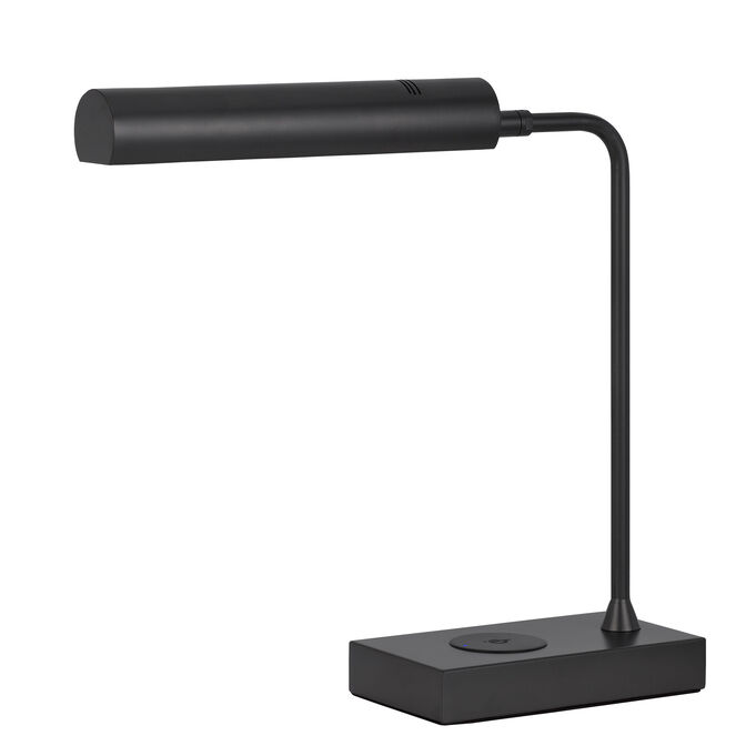 Delray Matte Black Table Lamp