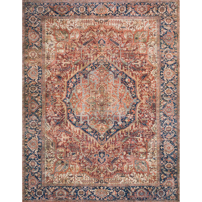 Loloi , Layla Red Navy 2x3 Rug
