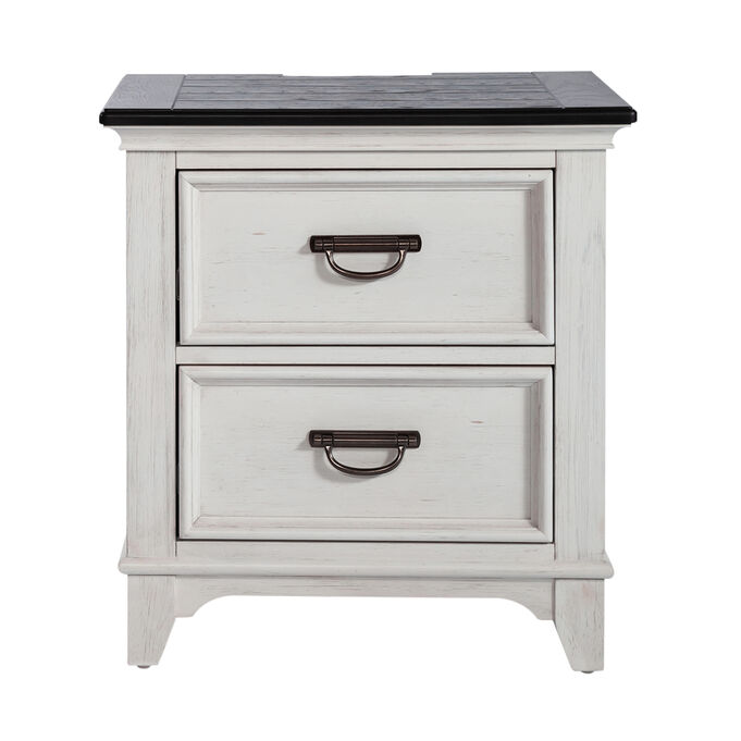Liberty Furniture | Allyson Park White 2 Drawer Nightstand