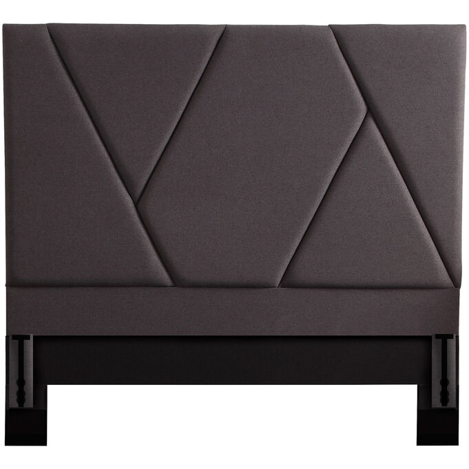 Legends Furniture , Modern Dark Gray King Upholstered Headboard