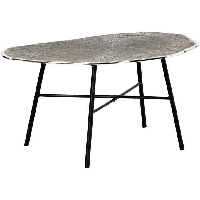 Ashley Furniture | Laverford Chrome Coffee Table