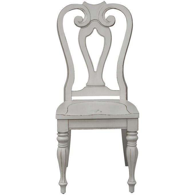 Liberty Furniture | Magnolia Manor White Splat Back Side Chair