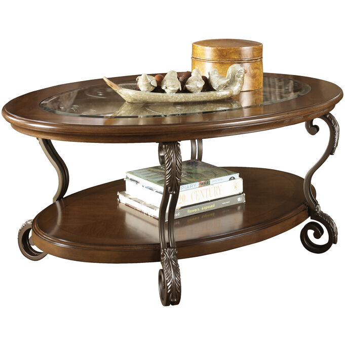 Ashley Furniture | Nestor Medium Brown Coffee Table