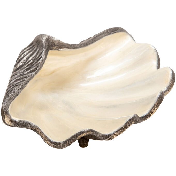 Sagebrook Home , Elevated Chic Silver Clam