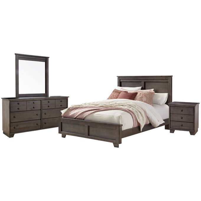 Diego Gray 4 Piece Queen Package