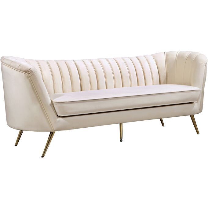 Meridian Furniture , Margo Cream Sofa