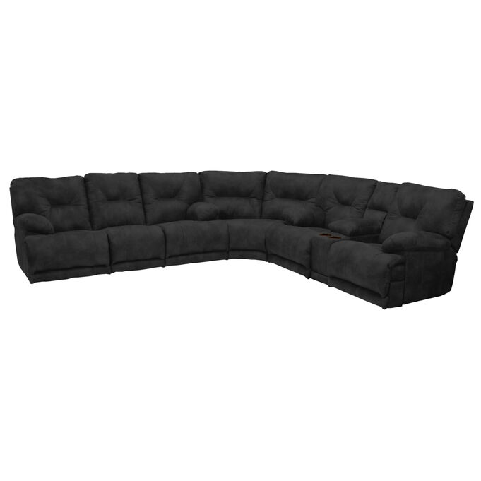 Voyager Slate 3 Piece Reclining Sectional
