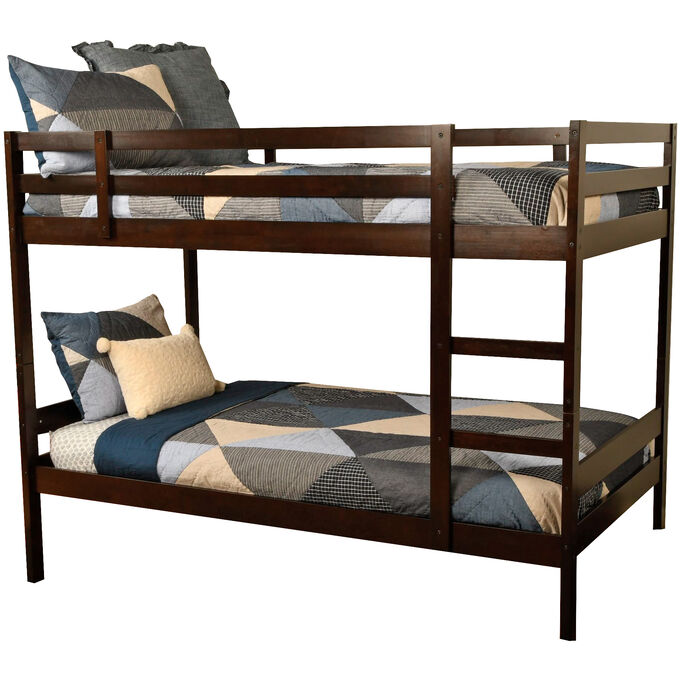 Sydney Java Twin over Twin Bunk Bed