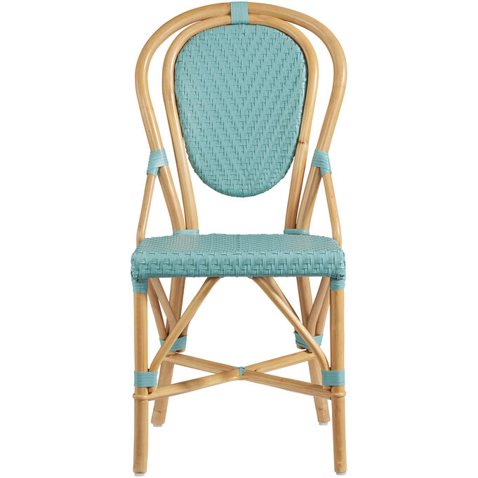 Progressive Furniture | Dixie Caribbean Blue Accent Side Chair