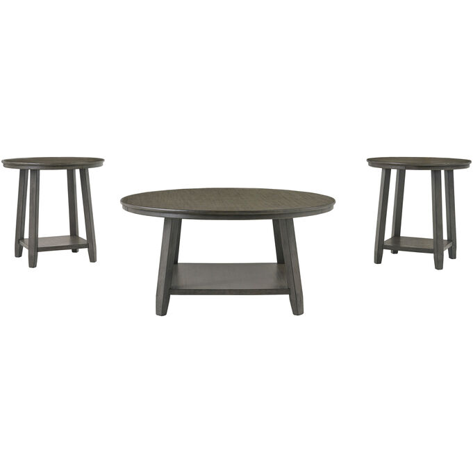 Ashley Furniture | Caitbrook Gray Set of 3 Tables