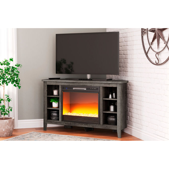 Arlenbry Gray 48 Inch Electric Fireplace Corner Console