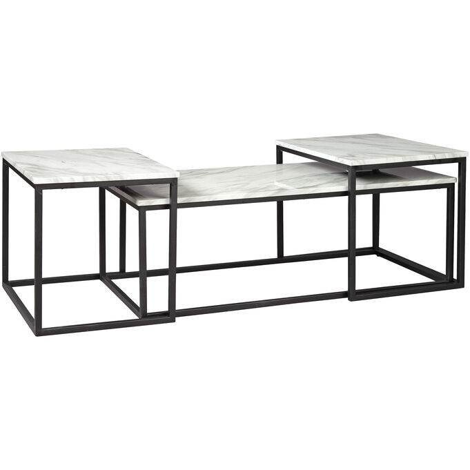 Ashley Furniture | Donnesta Gray Set of 3 Tables