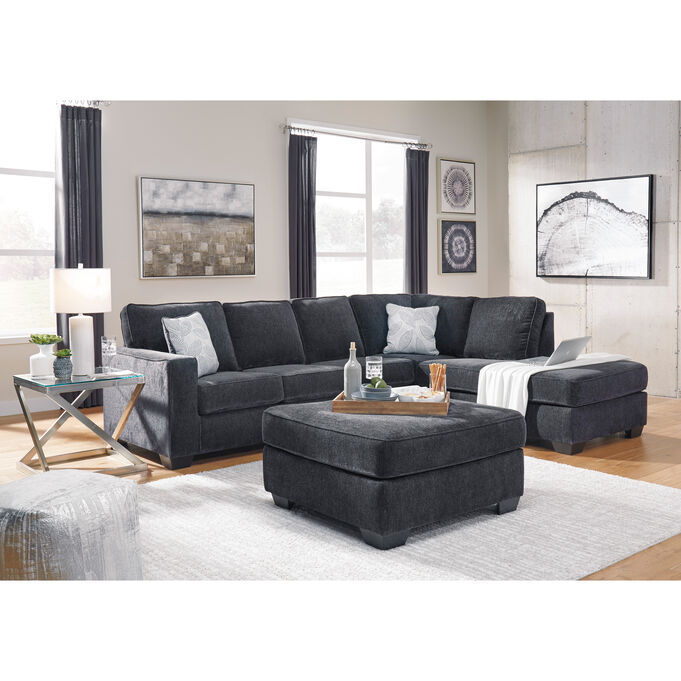 Ashley Furniture | Riles Slate Right Chaise Sectional Sofa