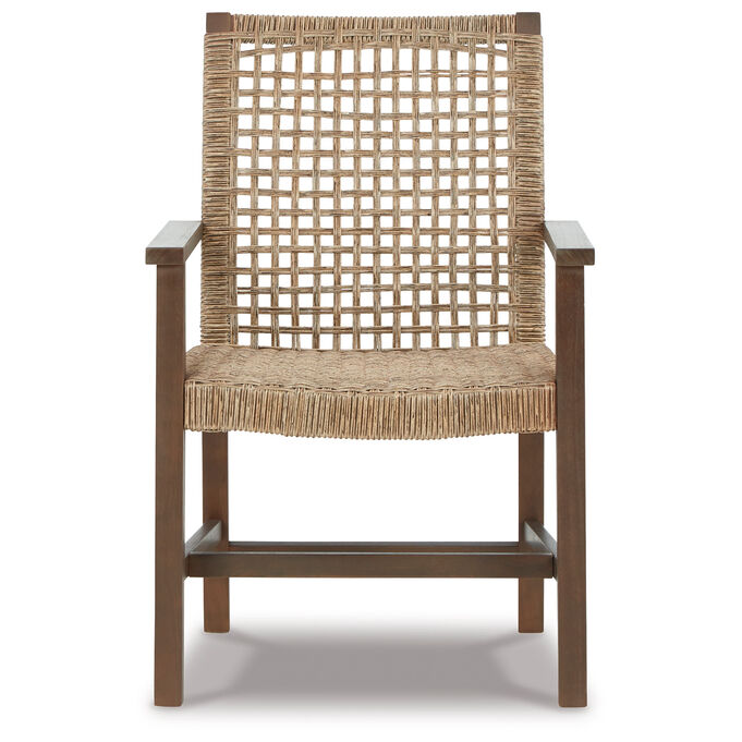 Ashley Furniture | Germalia Brown Outdoor Dining Chair