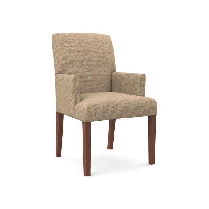 Denai Hickory Brown Upholstered Arm Chair