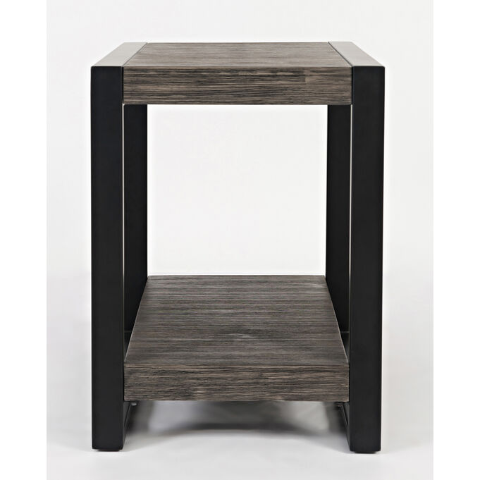 Pinnacle Gray Chairside Table