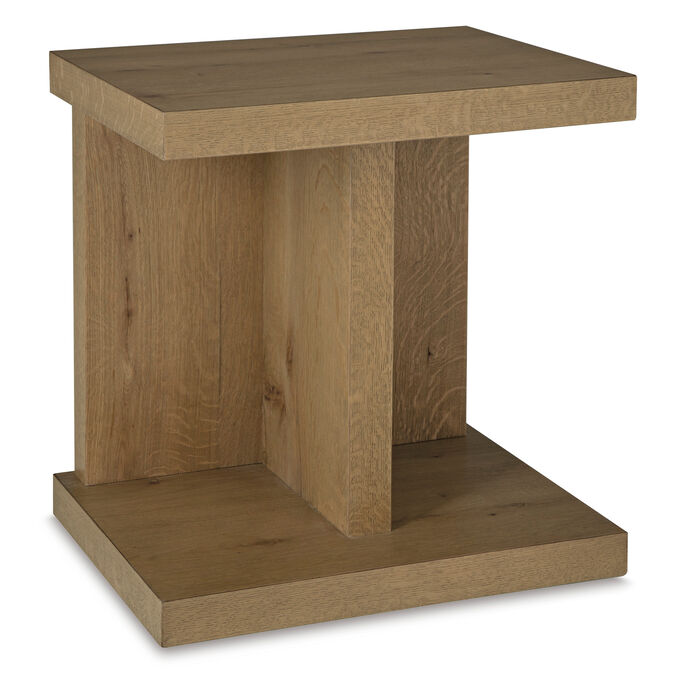 Ashley Furniture | Brinstead Light Brown Chairside End Table