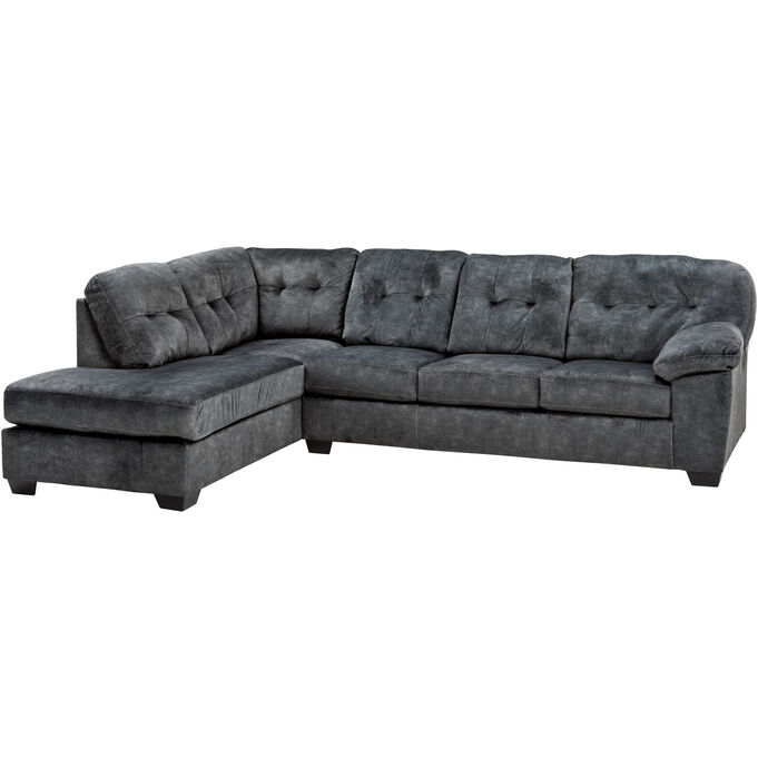 Bellows Gray Left Chaise Sectional