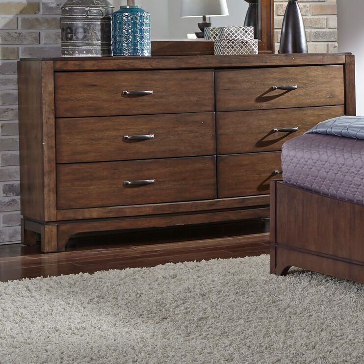 slumberland furniture | avalon brown dresser