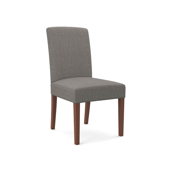 Best Chair , Myer Soft Gray Upholstered Side Chair