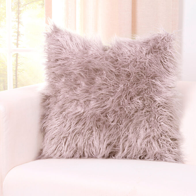 Llama Dusty Lavender 20 Inch Feather Pillow