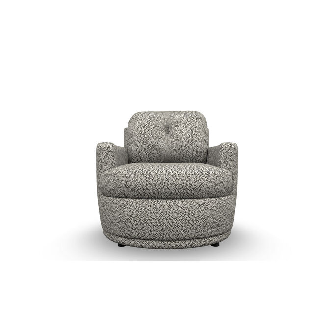 Best Home Furnishings | Brodi Charcoal Swivel Accent Chair