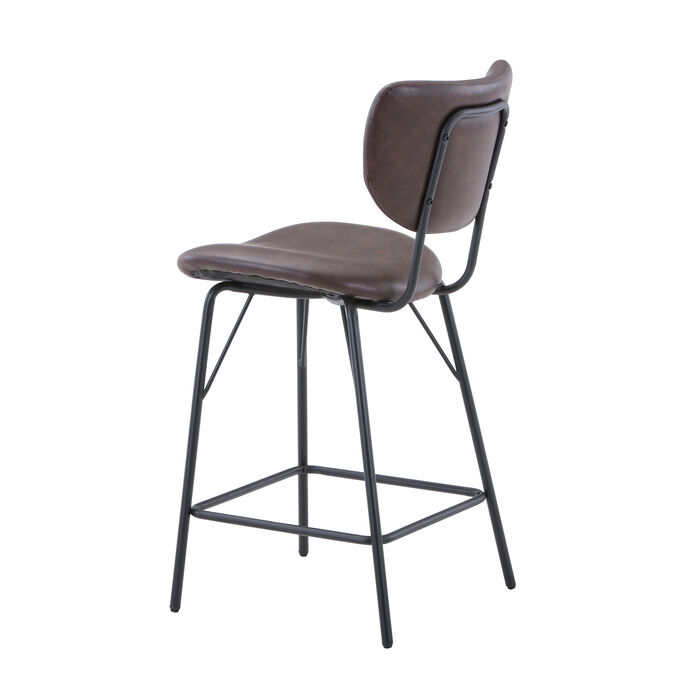 Colby Dark Brown Counter Stool