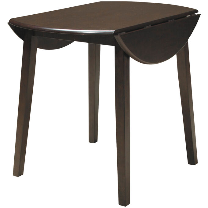 Ashley Furniture | Hammis Dark Brown Drop Leaf Dining Table