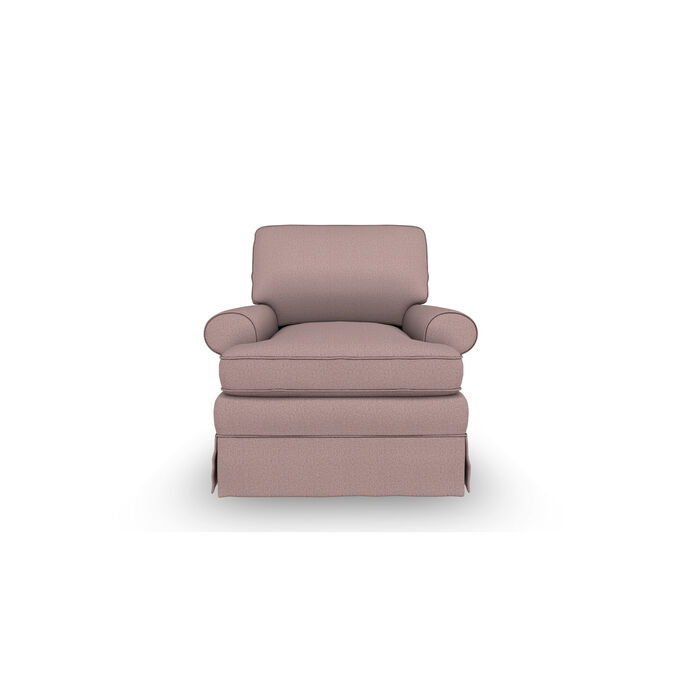 Best Home Furnishings | Quinn Mauve Swivel Glider Chair
