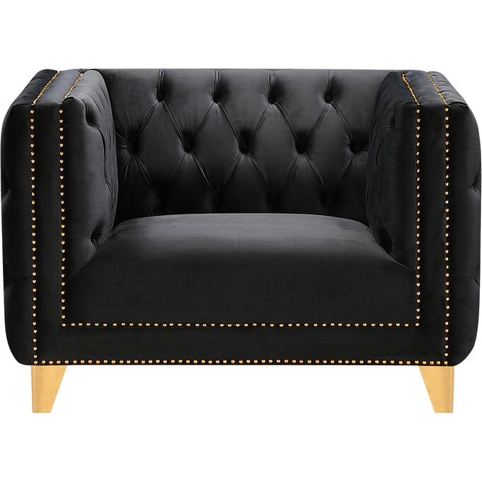 Meridian Furniture , Michelle Black Chair