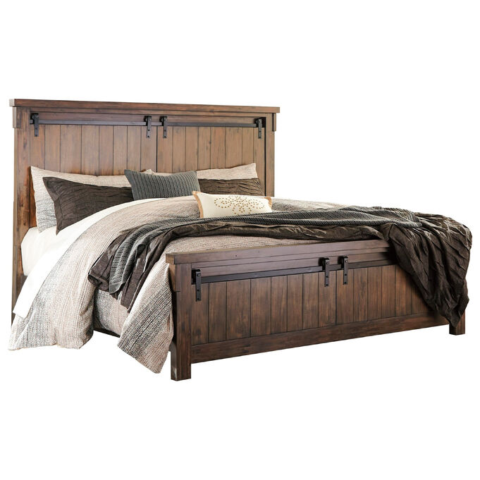 Ashley Furniture | Lakeleigh Brown Queen Panel Bed